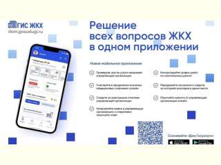 Новое мобильное приложение ГИС ЖКХ «Дом Госуслуги».